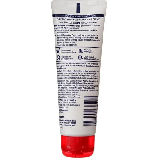 Eucerin Advanced Repair Foot Cream 3 oz