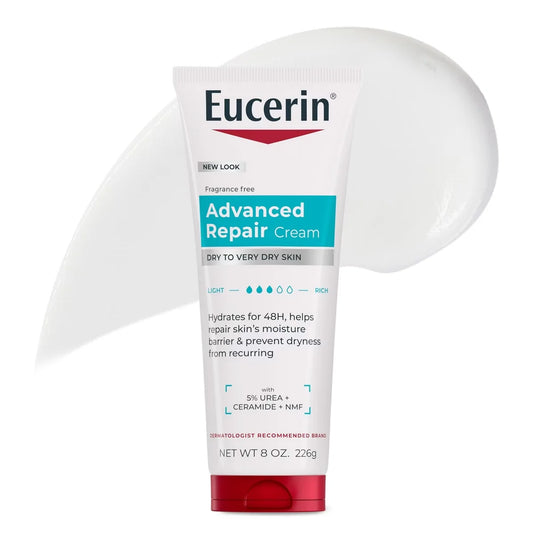 Eucerin Advanced Repair Body Cream for Very Dry Skin Unscented - 8oz