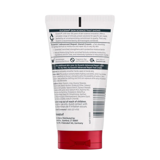 Eucerin Advanced Repair Hand Cream Unscented - 2.7oz/1ct