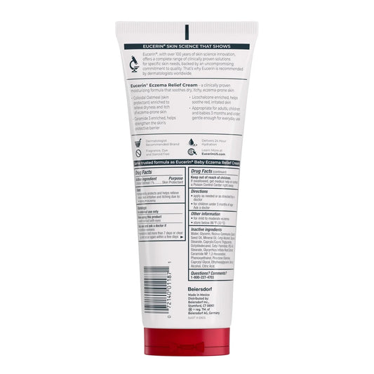 Eucerin Eczema Relief Body Cream for Dry Skin Unscented - 8oz