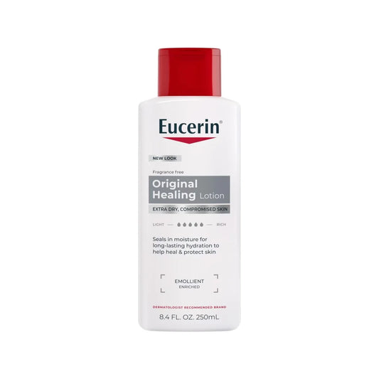 Eucerin Original Moisturizing Lotion Long Lasting Dry Skin Hydration Formula 8.4 oz
